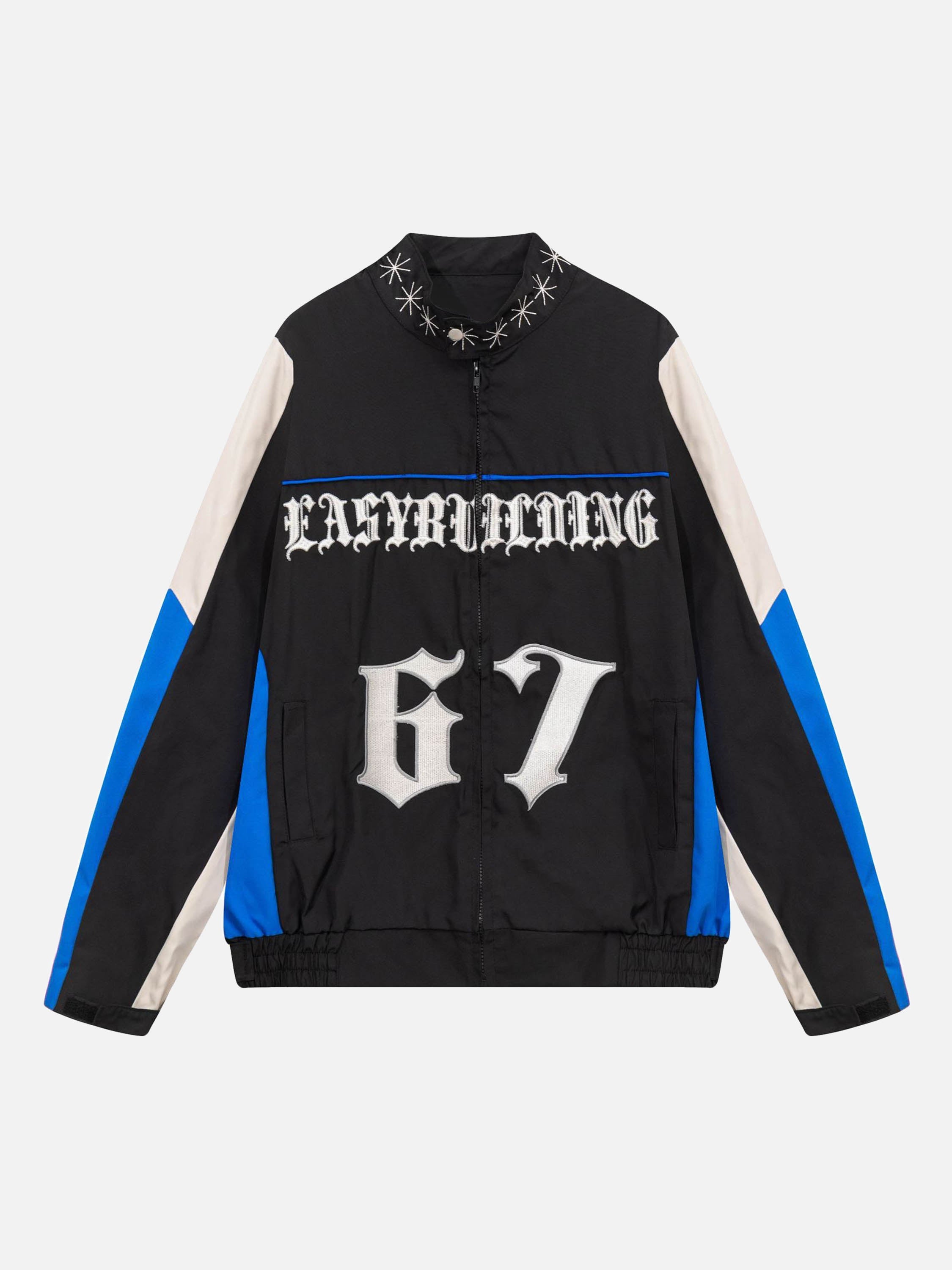 The Vimiaparty American Vintage High Street Racing Suit Jacket Biker Jacket